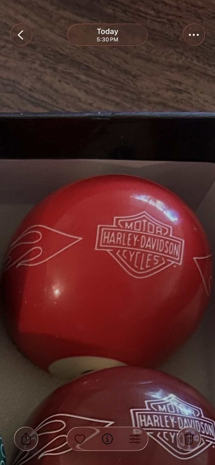 Harley Davidson Individual Replacement/decoration Pool Ball Three 3 Ball Only