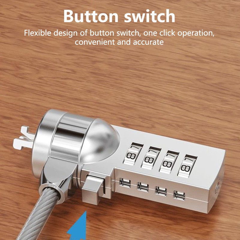 Laptop Password Lock Key Lock Anti-theft Lock Tablet Universal Security Wire A3