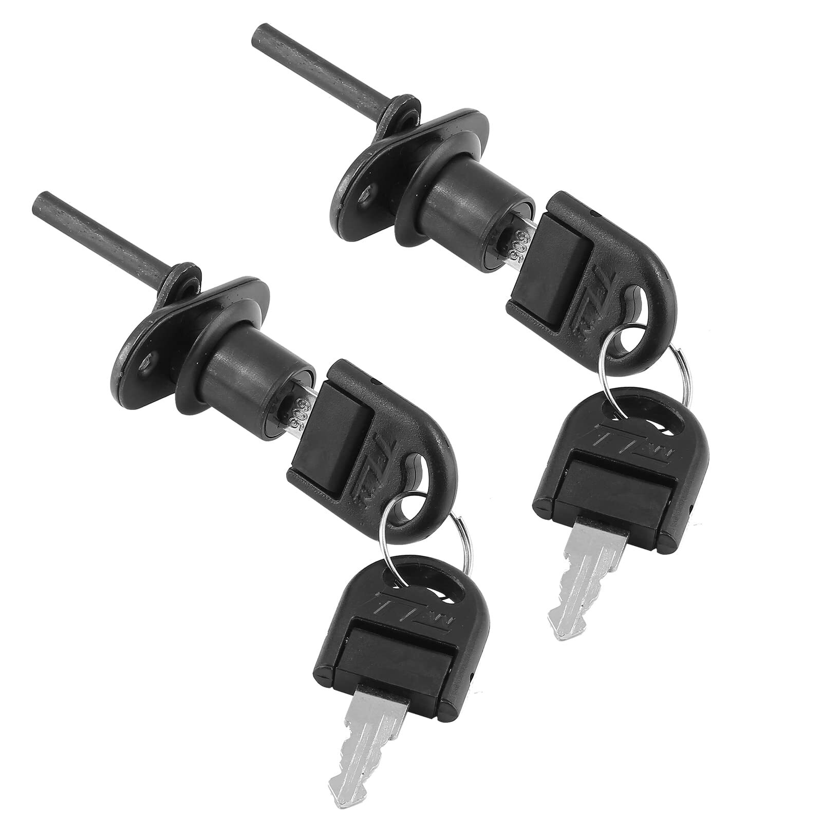 2 Pcs - Drawer Lock Cabinet Locks with Keys, Zinc Alloy Desk Locks File