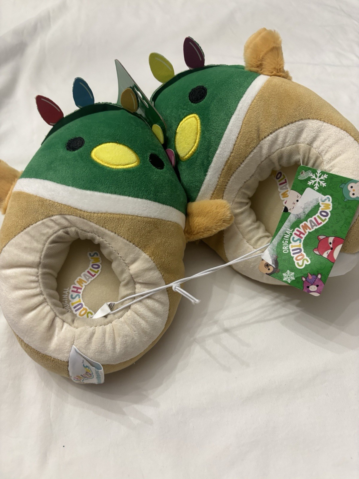 Squishmallow Christmas slippers