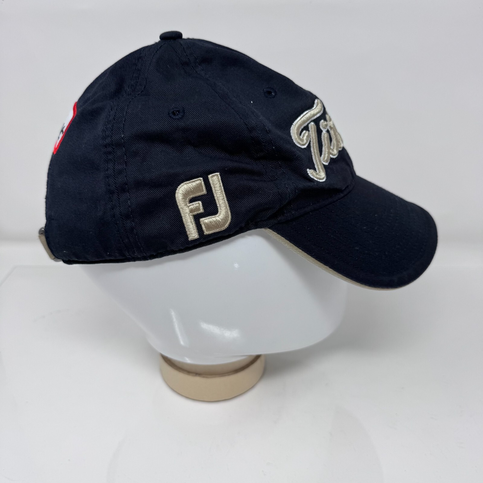 Titleist Hat Cap Men Strap Back Navy Pro V1 Foot Joy Golf Baseball Athletic