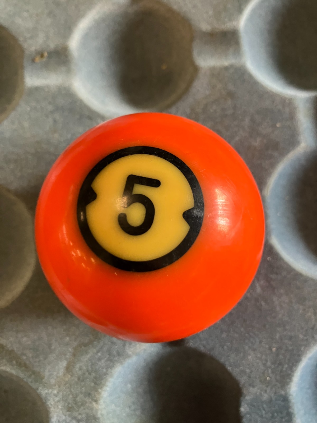 Brunswick Centennial Pool Billiard Pocket Ball Replacement #5 Orange