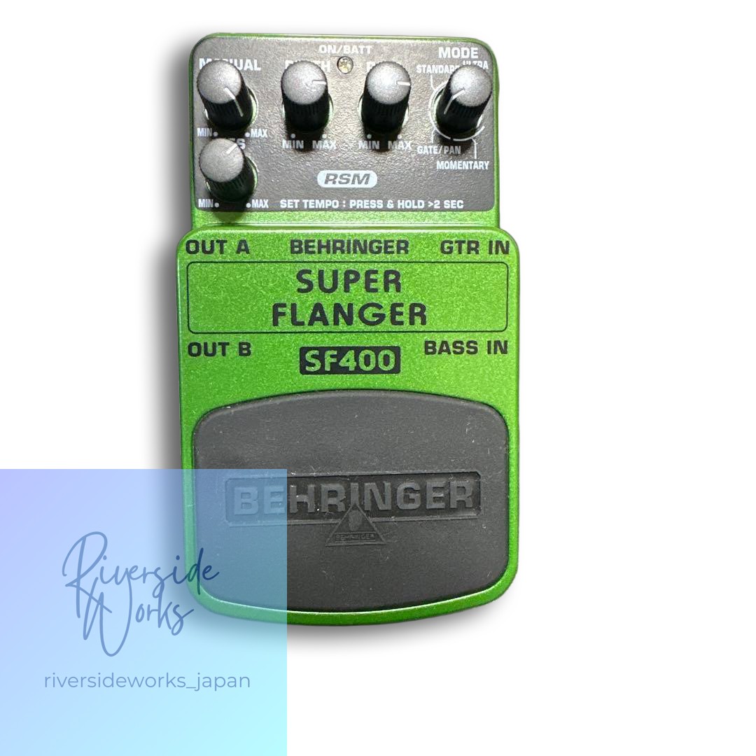 Excellent BEHRINGER SUPER FLANGER SF400 with Box