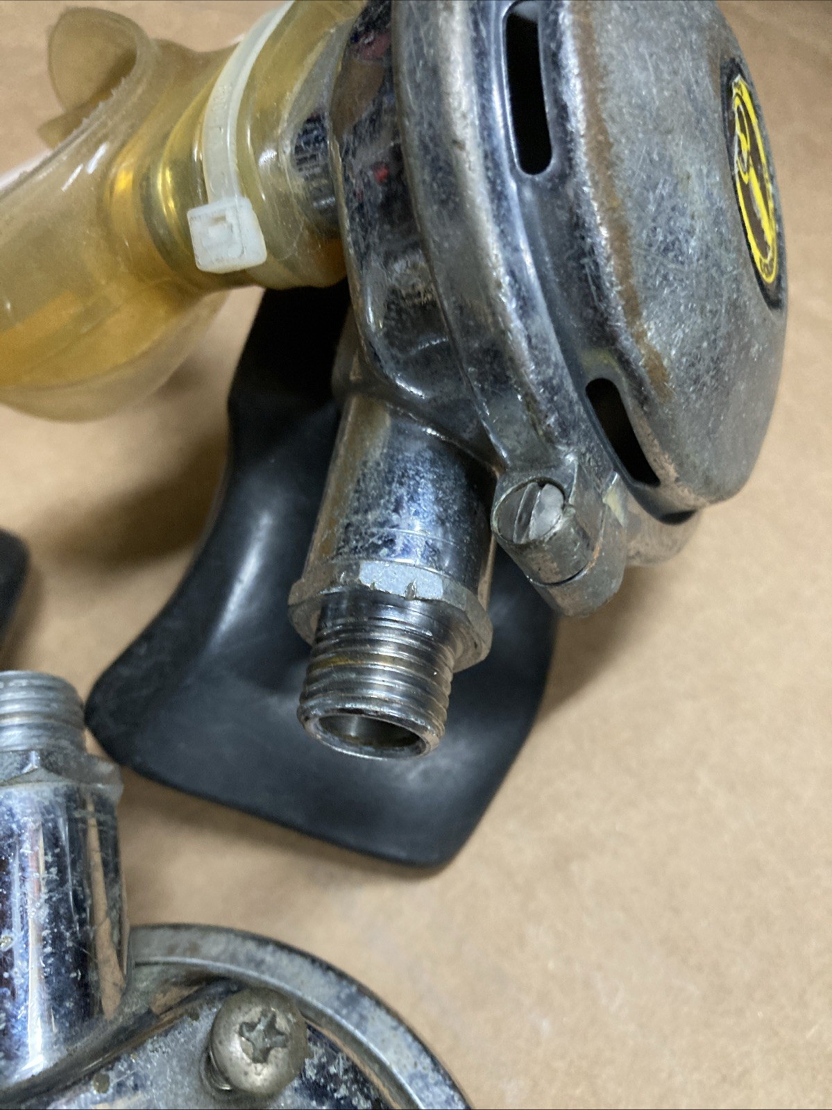 Vintage Steel SCUBA AQUALUNG 2nd Stage Regulators
