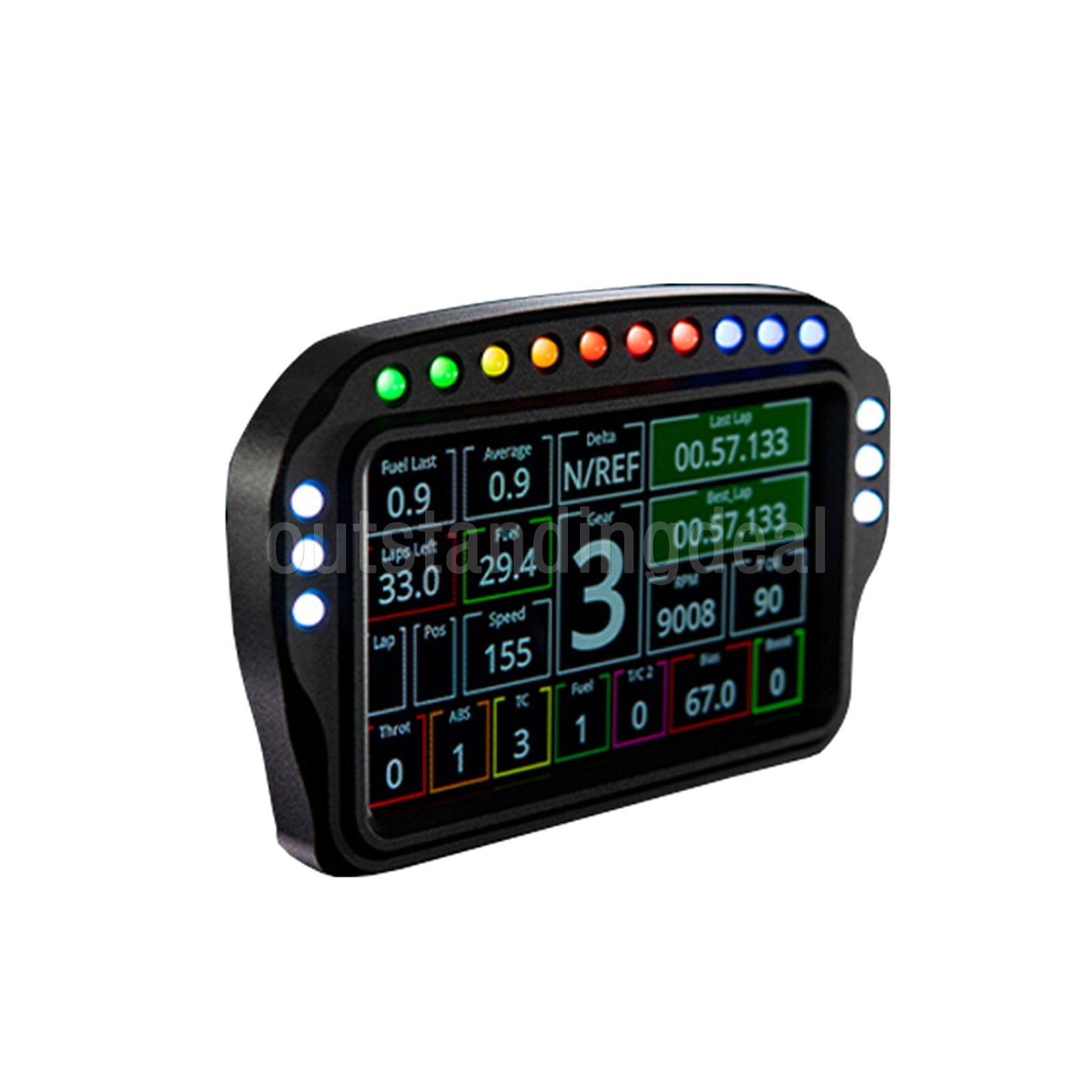 ODDOR 5" LCD SIM Racing Dashboard for FANATEC Simagic Direct Drive Wheel Bases-