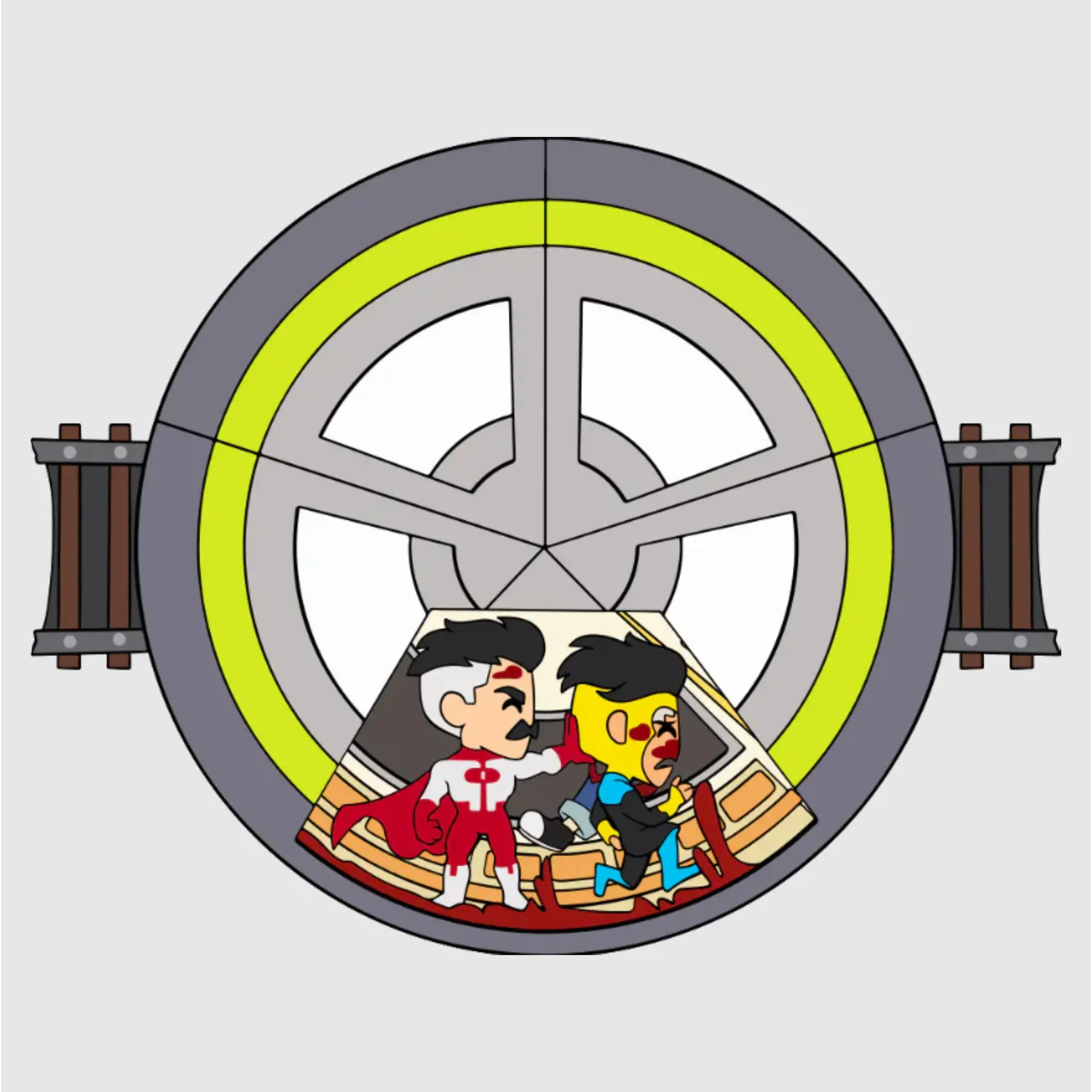 Youtooz: Invincible Collection [Invincible Spinning Enamel Pin]