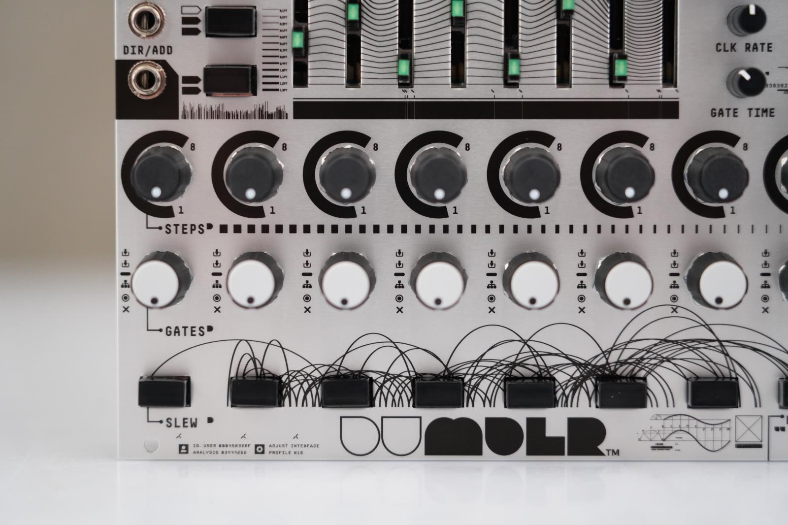 Detroit Underground DU SEQ Eurorack Module w/ Tiptop Stackcables #58570