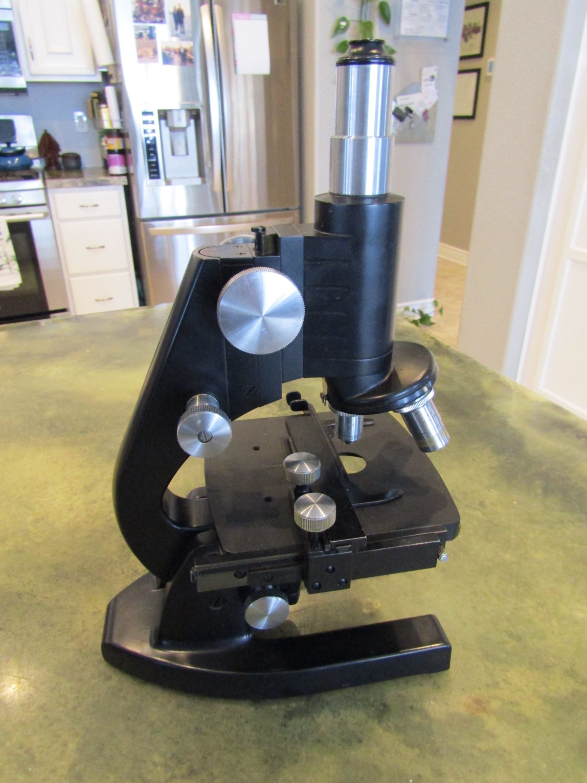 Vintage Rare AO American Optical Spencer Brite-Line Haemacytometer Microscope
