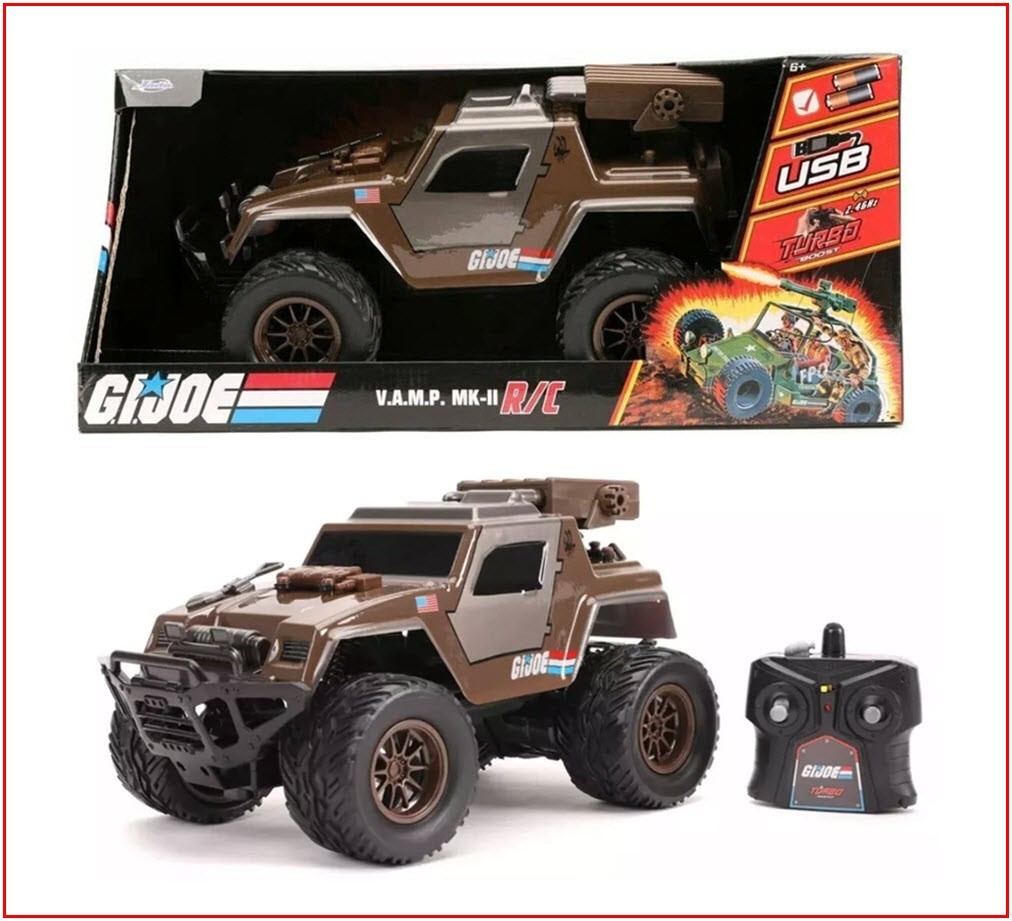 Jada RC GI JOE VAMP MK-II  JEEP Radio Control On & Off Road + Turbo 1:14 🌟NEW🌟