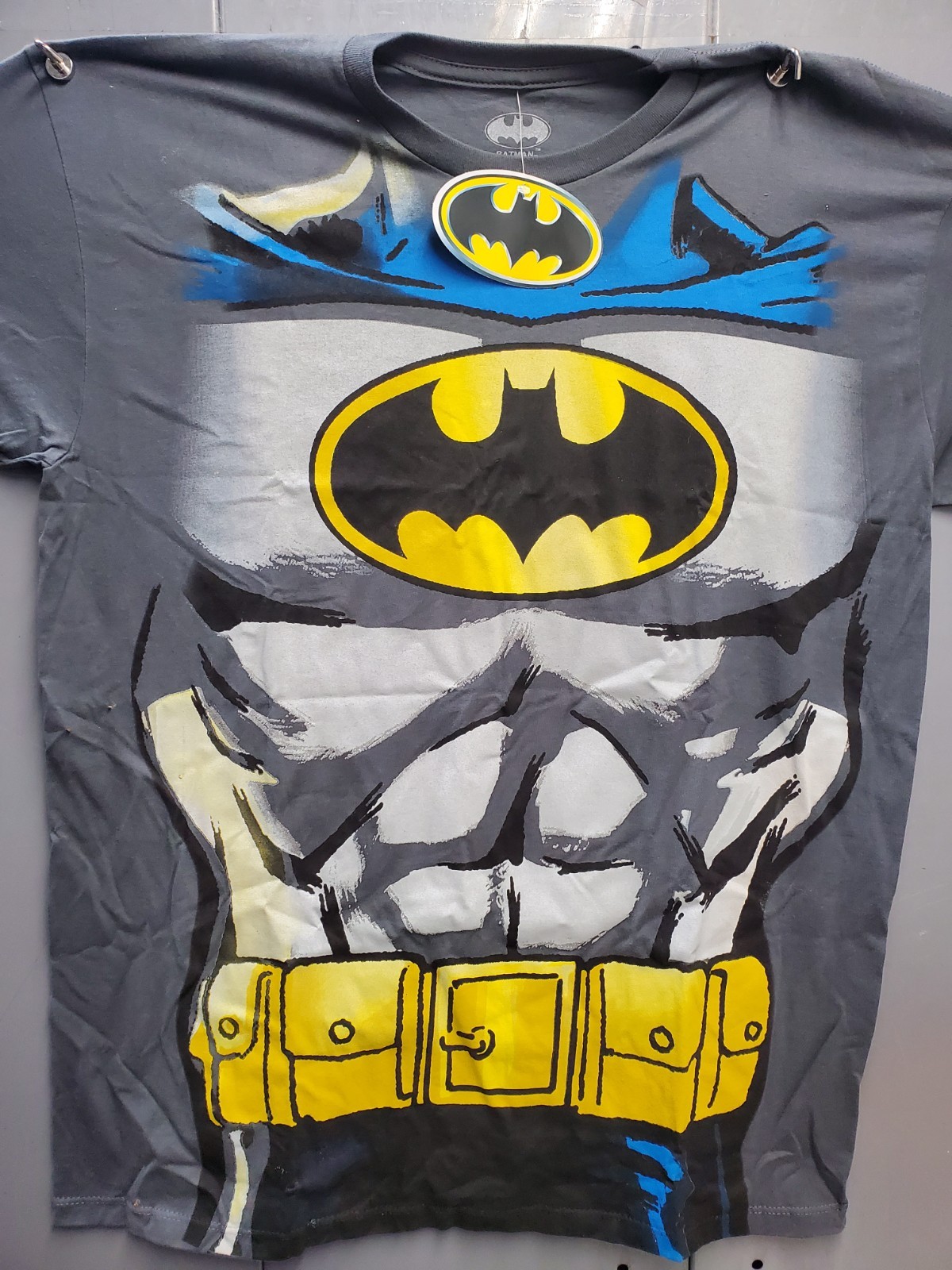 Vintage 90s BATMAN Muscle/6 Pack   T-Shirt Size LARGE
