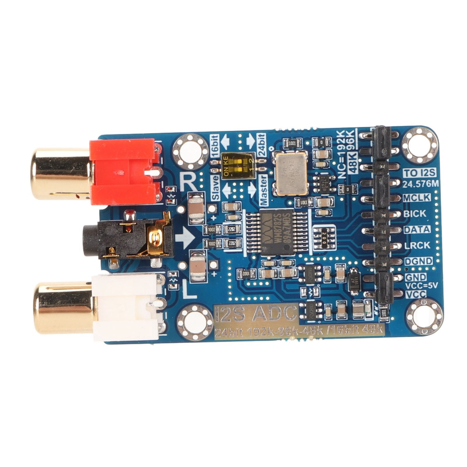 I2S ADC Audio Card Module Lossless Digital Audio For Home Studio