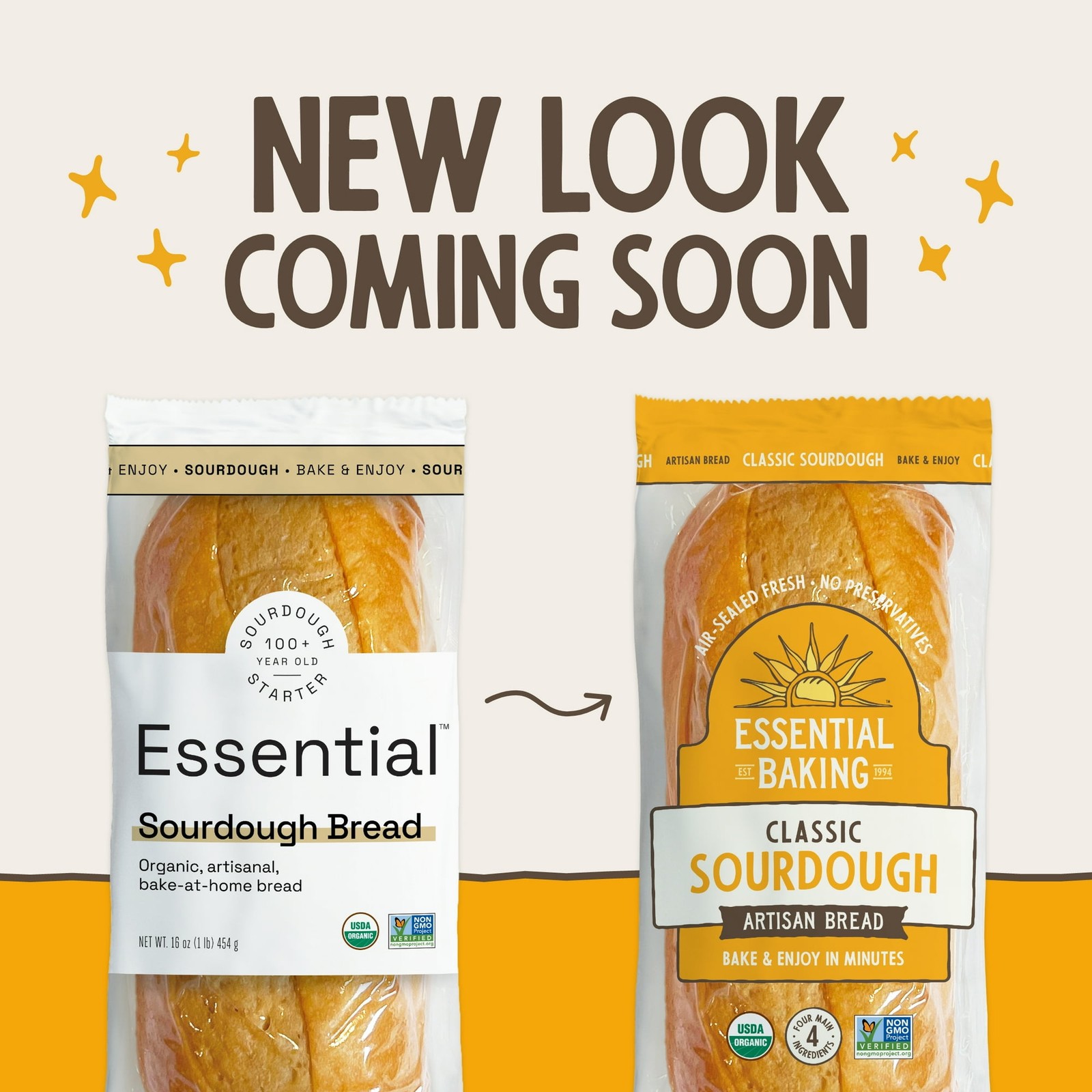 The Essential Baking Company Take & Bake Sourdough, 16 Ounce