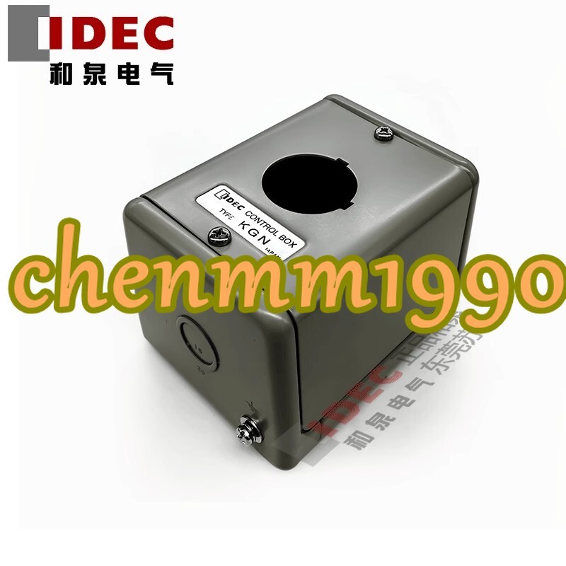 1PC NEW IDEC Electrical control box Metal button box KGN111Y 1 hole 30mm #YM