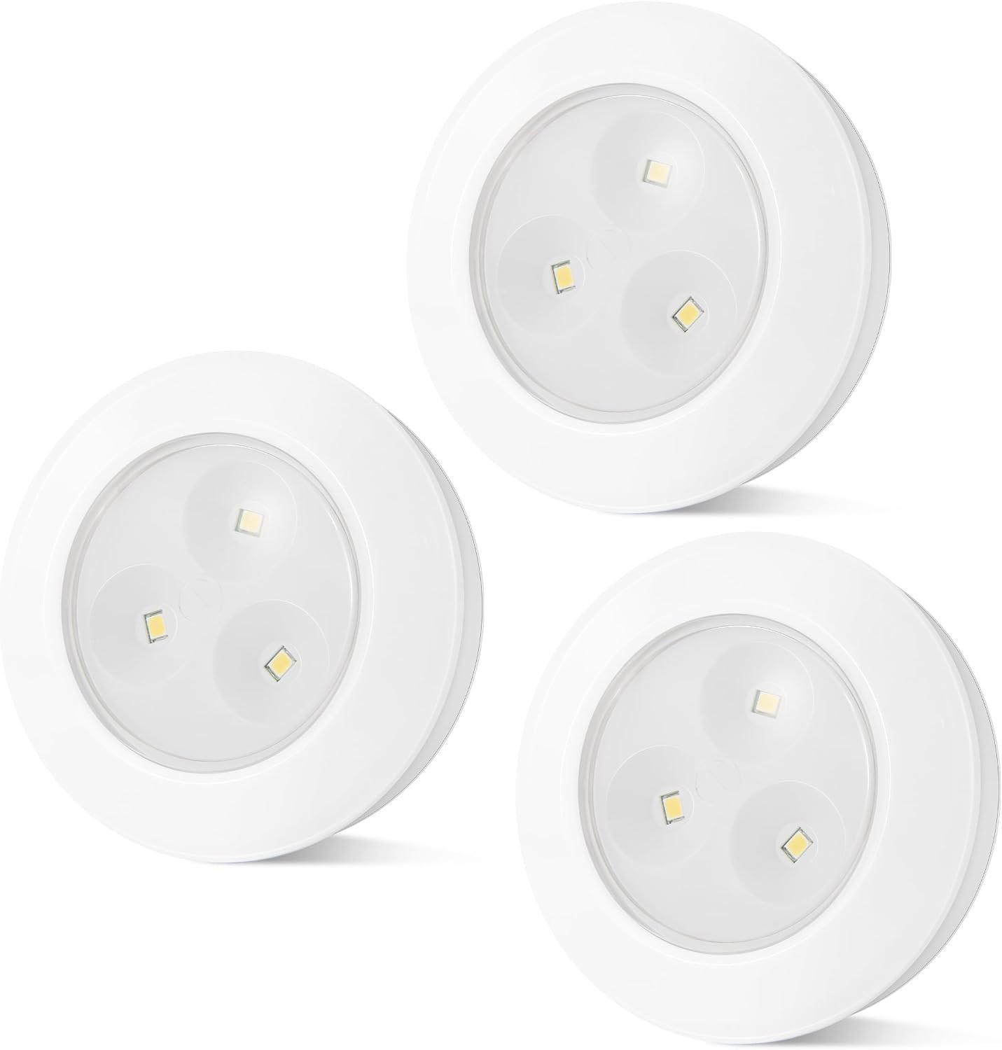 LED Puck Light, Stick on Lights, Closet Lights Battery Operated, Tap Lights, 60