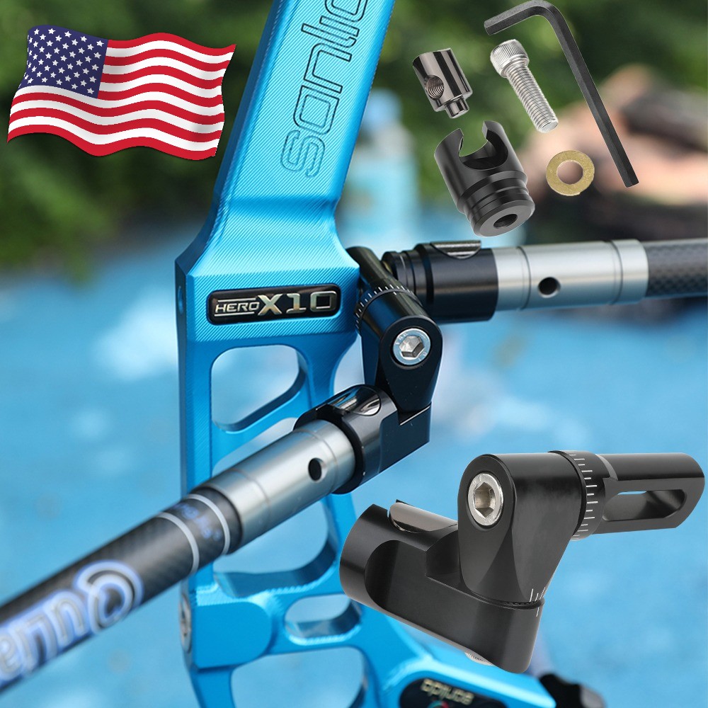 Single Side V-Bar Adjustable Balance Bar Compound Bow Stabilizer Archery Target