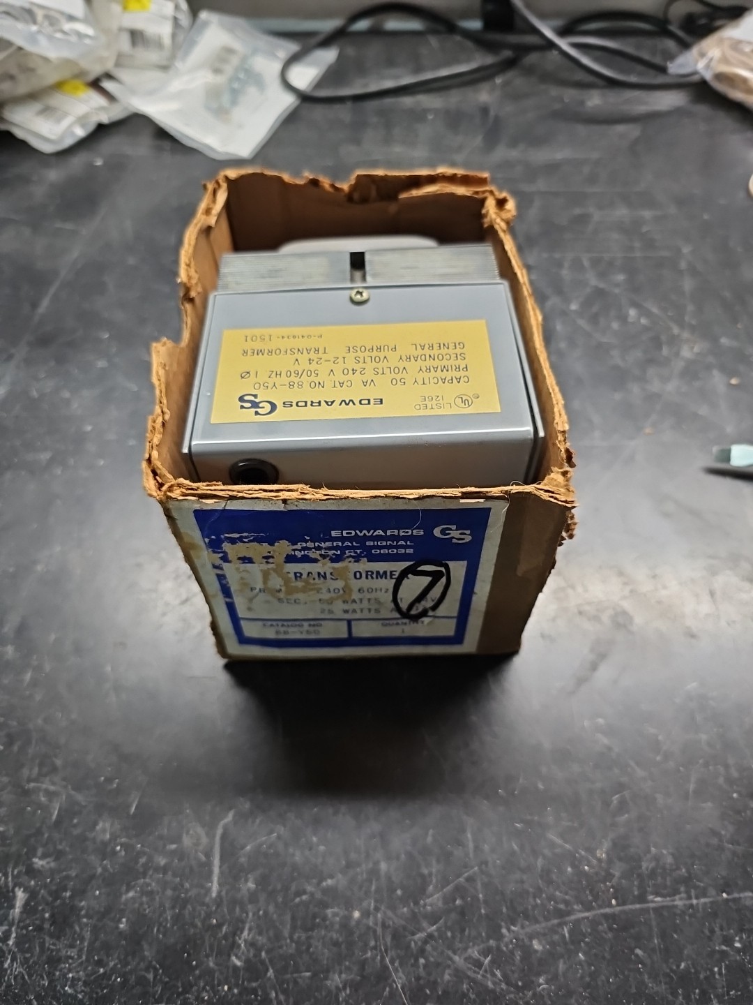 Edwards 88-Y50 240V 50/60Hz 12-24V General Purpose Transformer