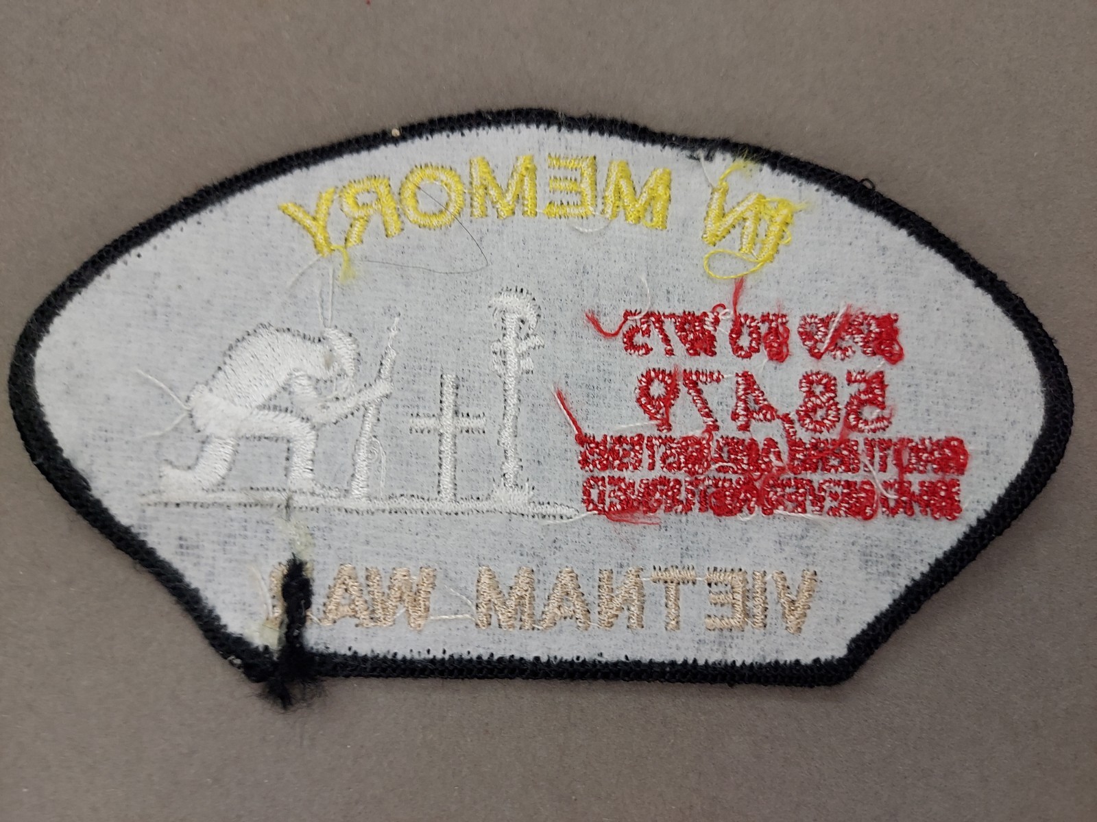 In Memory KIA Vietnam War Patch Embroidered Patch