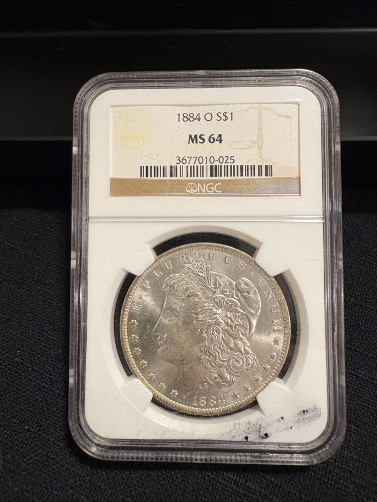 1884-O Morgan Silver Dollar NGC MS64 -FREE SHIPPING