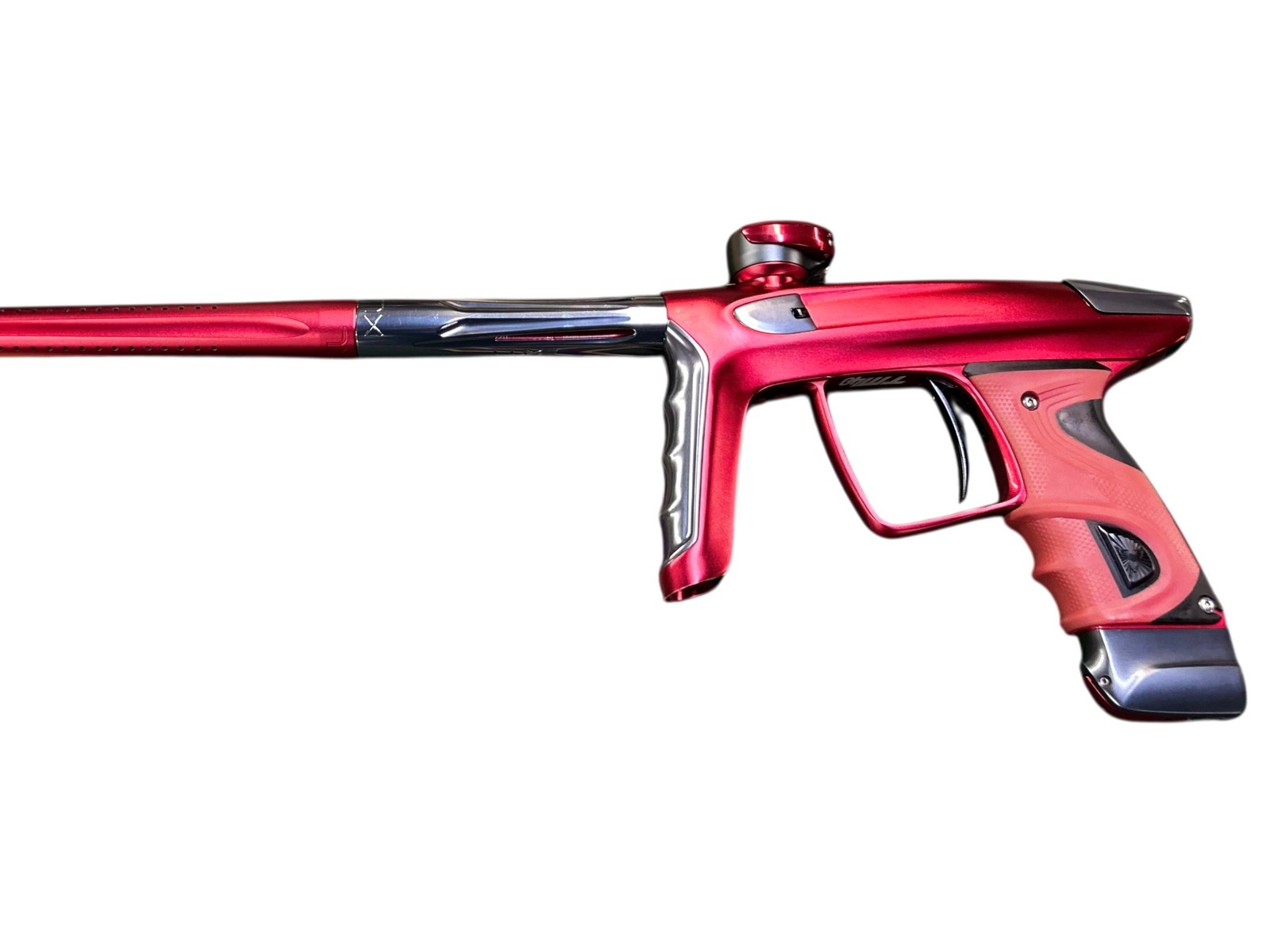 Used DLX TM40 Paintball Marker w/ Case - Red/Grey