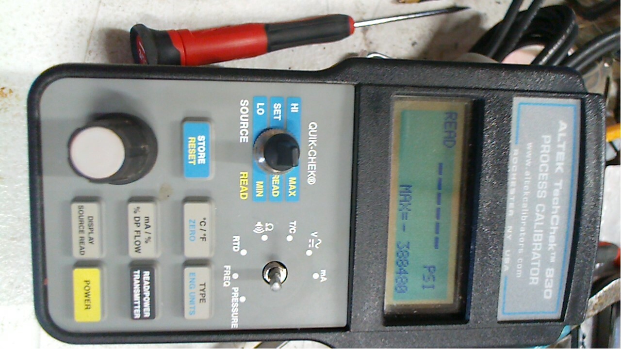 Altek TechChek 830 MultiFunction Process Calibrator FREE SHIPPING UNIT 2