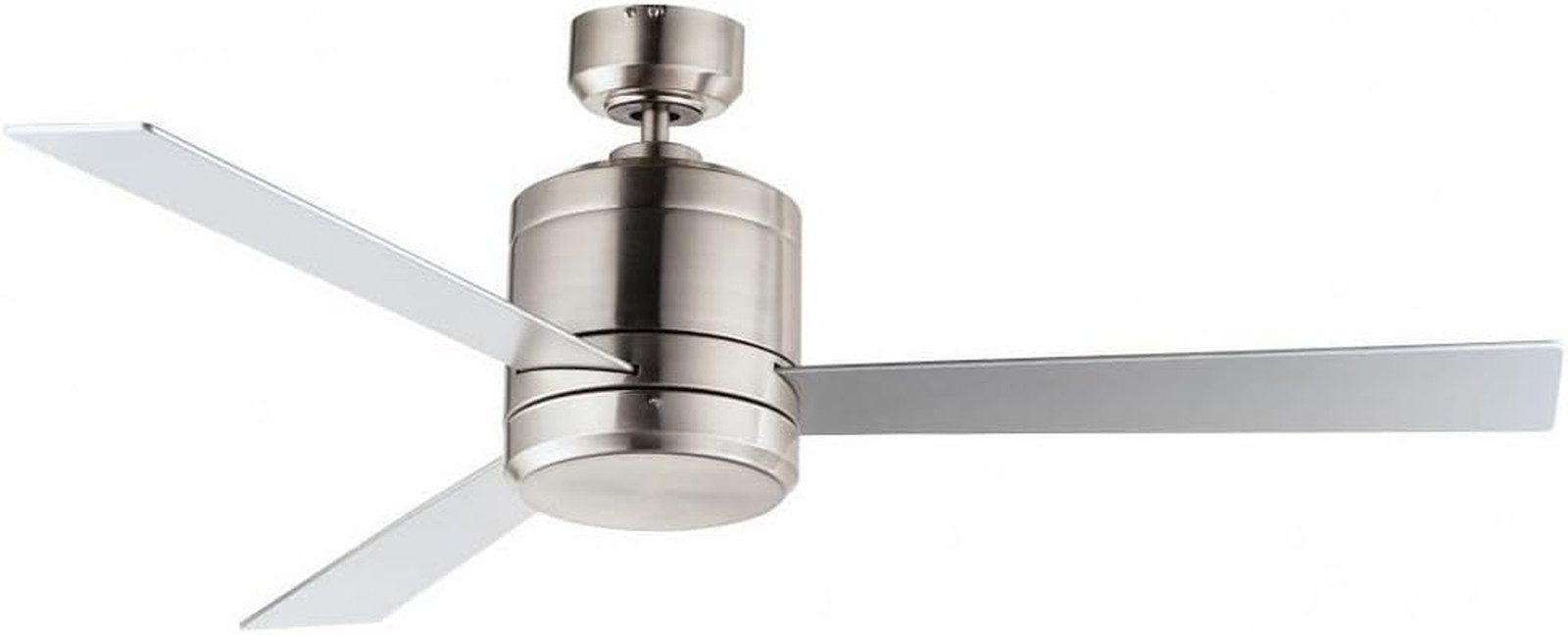 Tanker 52" Outdoor Ceiling Fan - 3 Blades & Satin Nickel Finish