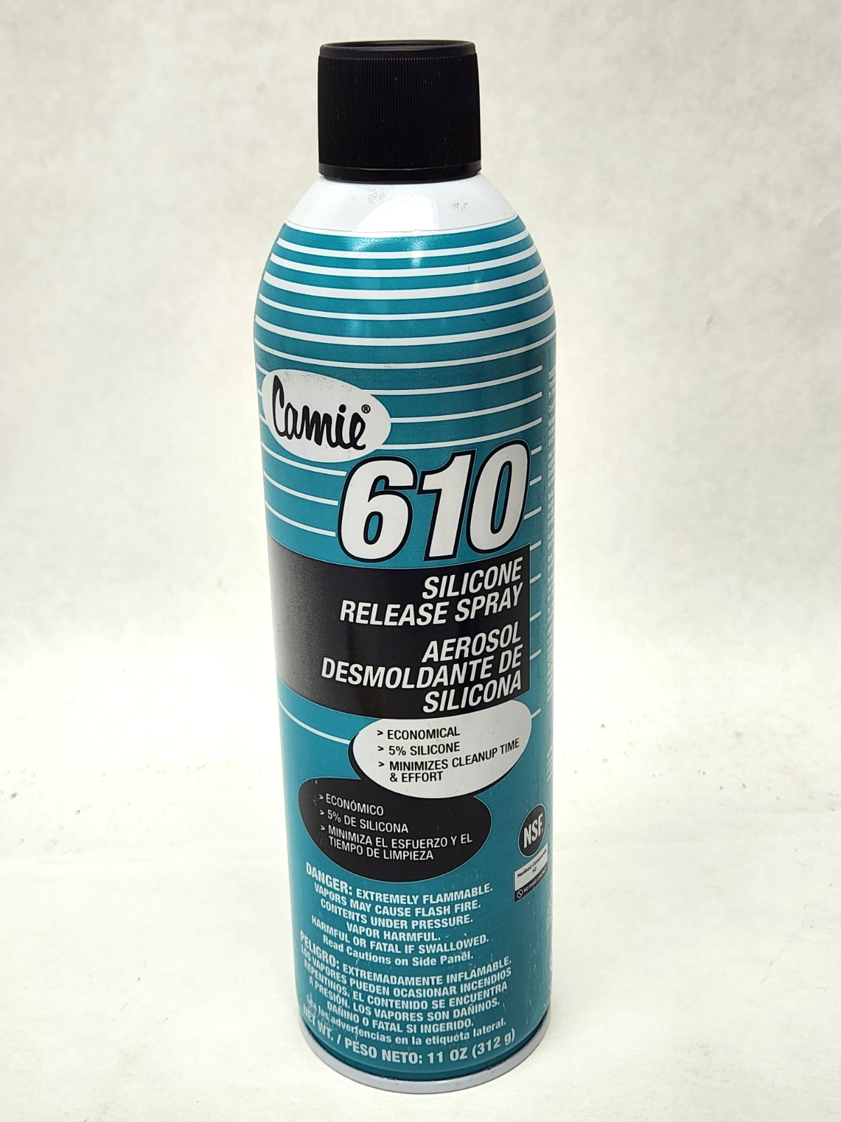 1 Can of Camie #610 Upholstery Silicone Release & Lubricant Spray 12 oz.