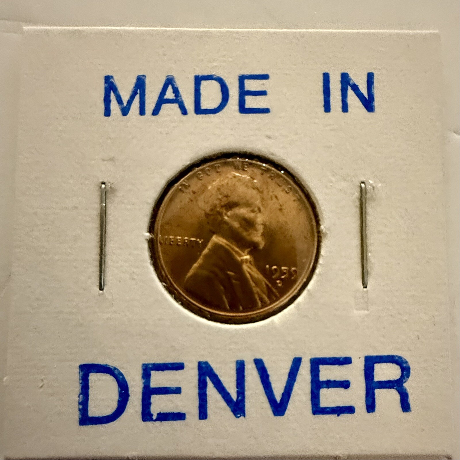 1959D Lincoln/Memorial Penny/Red/Brilliant Uncirculated/RD/BU/United States Coin