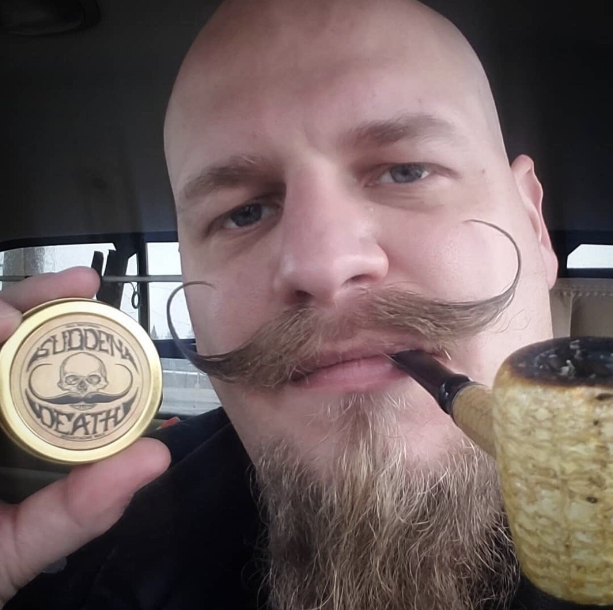 Sudden Death Mustache Wax (Strong Hold, Easy Application) By Death Grip