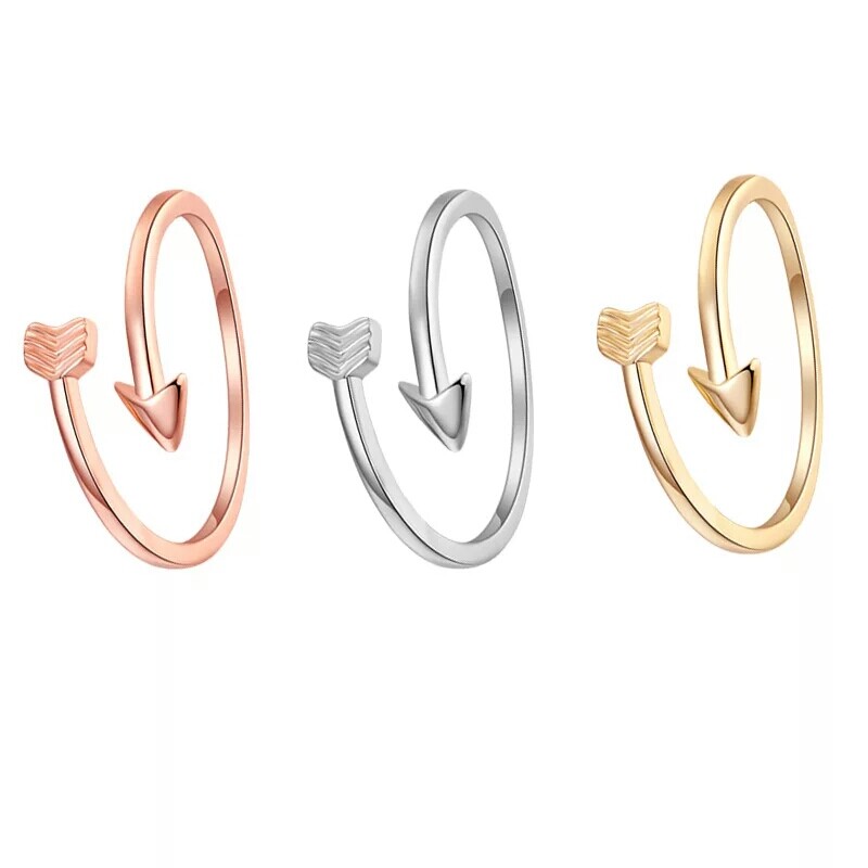 925 Sterling Silver Toe Rings For Women Arrow Summer Beach Toe Ring Stackable.