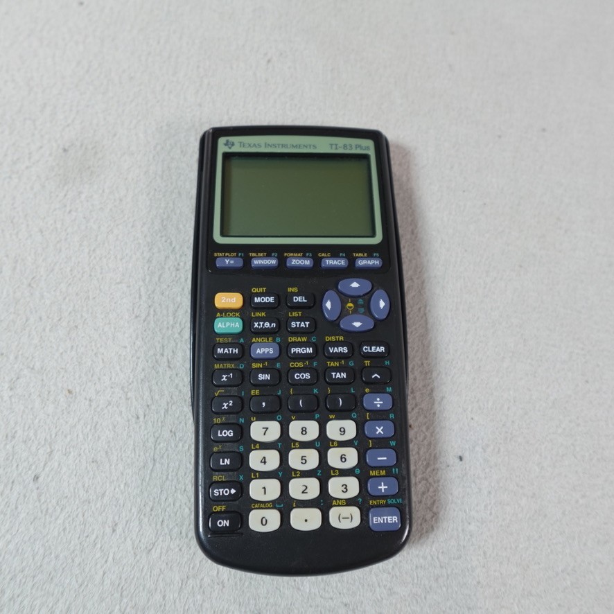 Texas Instruments TI-83 Plus Graphing Calculator No Cover Tested & Working Math