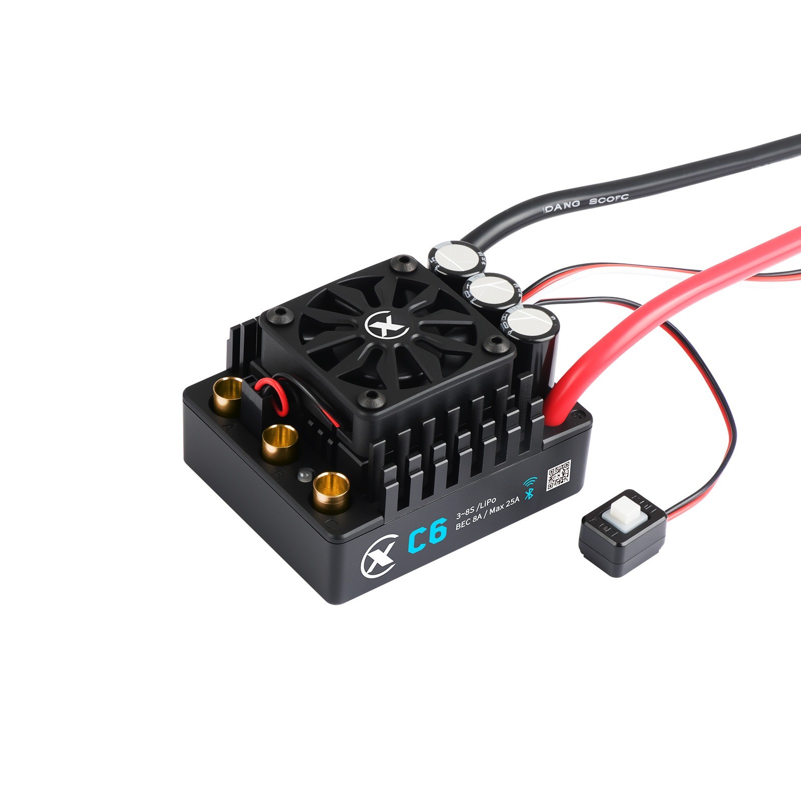 XC-ESC C6  200A 4-8 LiPo Bec 8.4V Bluetooth for RC Brushless Motor 1/8 1/7 Car