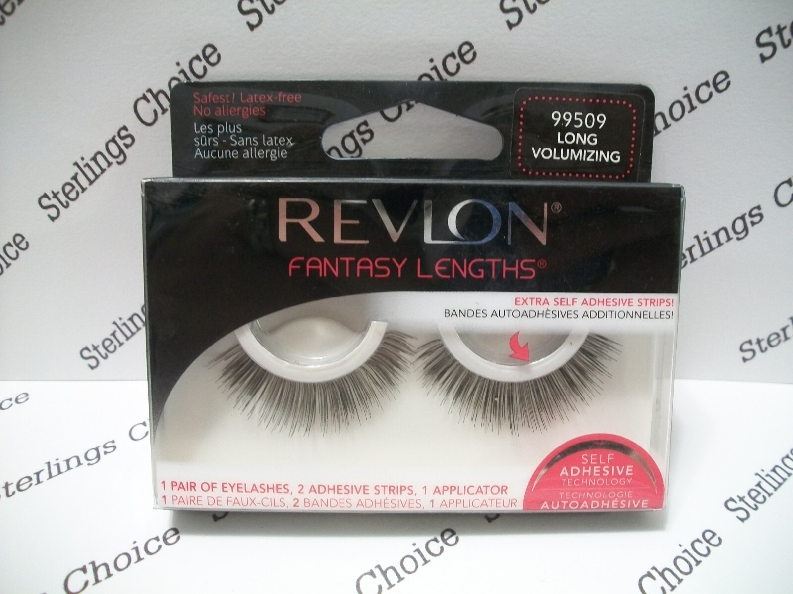 Revlon Fantasy Lengths Eyelashes #99509 Long Volumizing Black