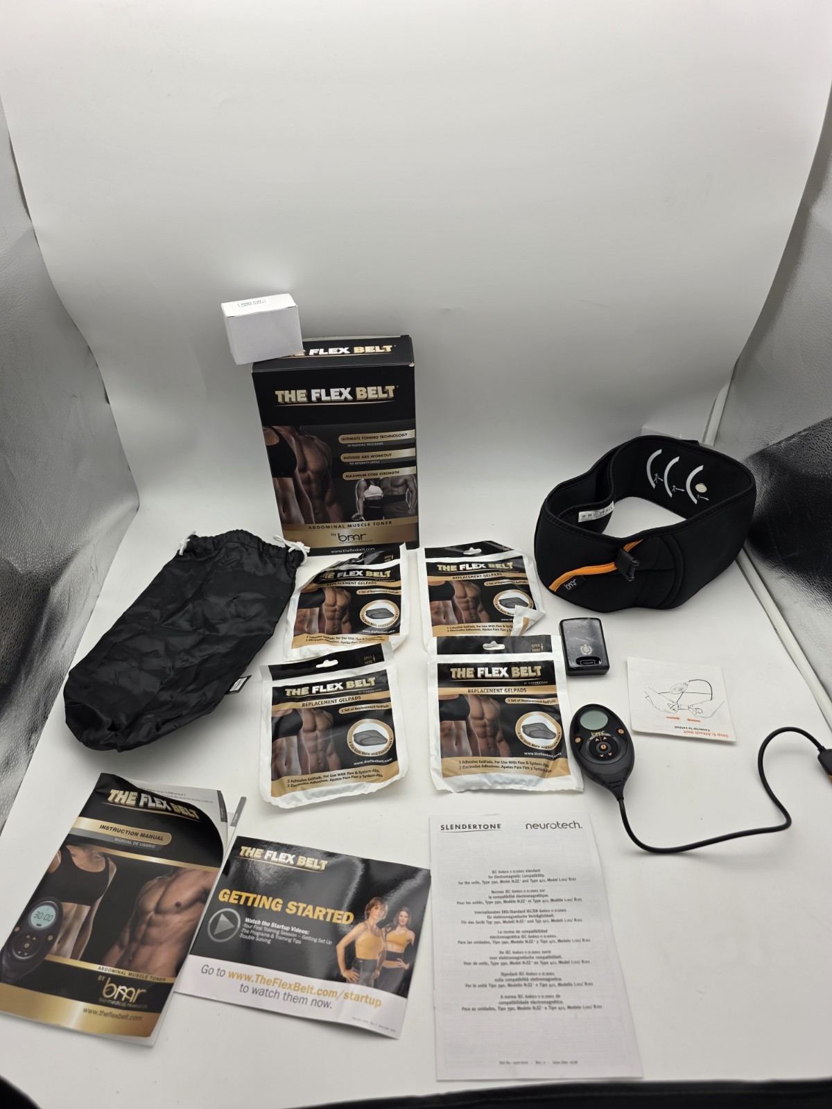 BMR The Flex Belt Abdominal Muscle Toner Slendertone 24" - 47" Waist Size