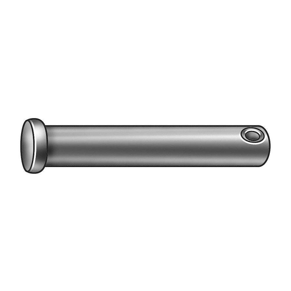GRAINGER APPROVED WWG-CLPZ-148 Clevis Pin,Std,Steel,Zinc,1.250x4 In 1WFJ6