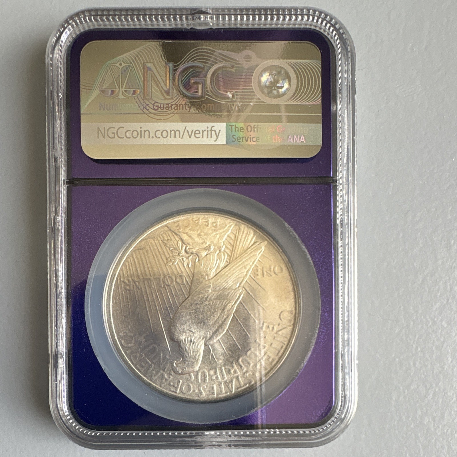 1925 Peace Dollar $1 Silver NGC MS 66+