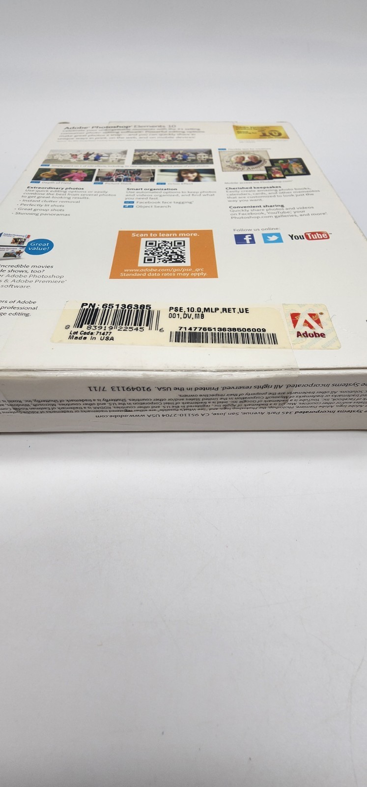 NEW SEALED Adobe Photoshop Elements 10