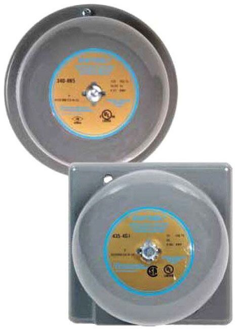 Edwards Signaling 435-4G1, 24 VDC, Round Vibrating Gong, Vibrating Bell, 1 pc