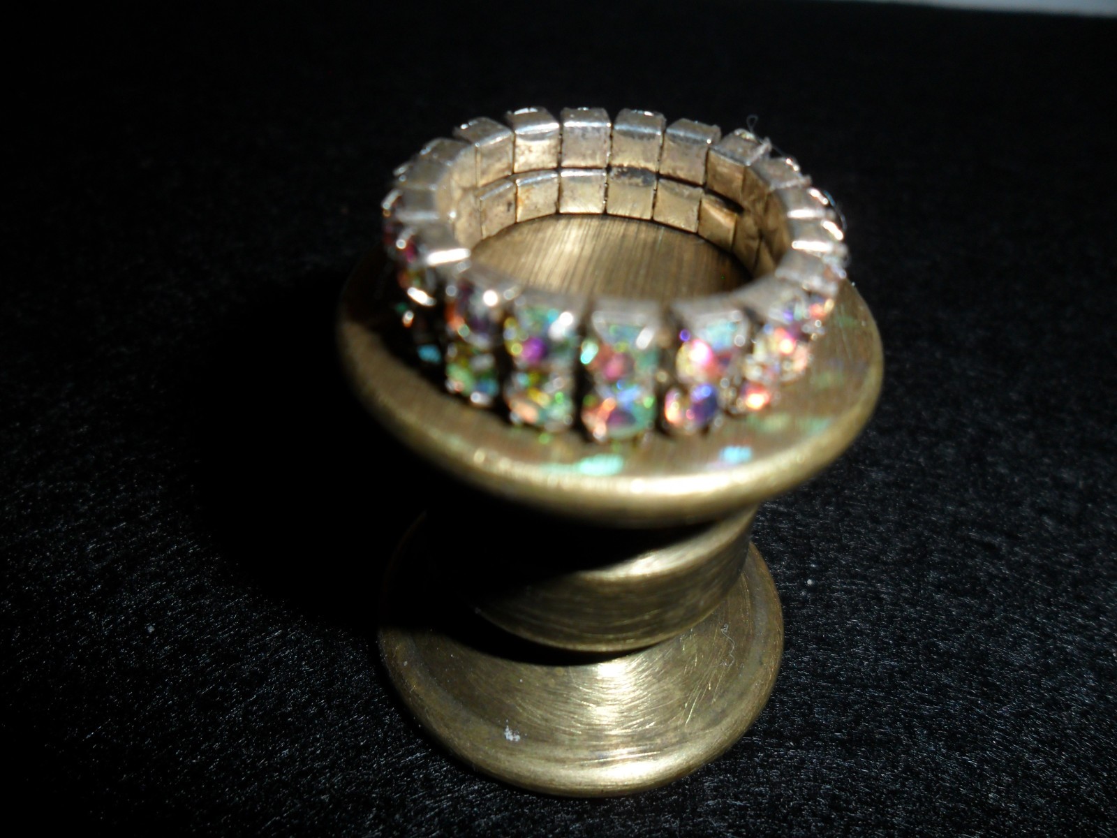 Vintage Flexible Rhinestone Toe Ring