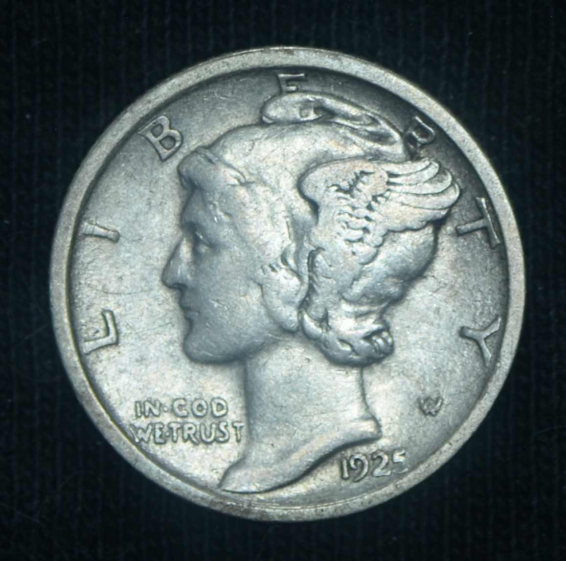 1925-D 10C Mercury Dime VF ~ 26537