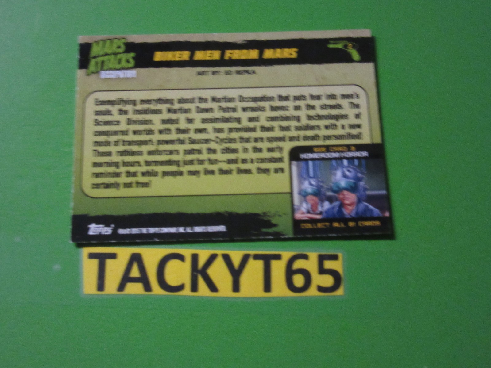 2015 MARS ATTACKS OCCUPATION SINGLE BASE CARD(S) NEW YOU CHOOSE