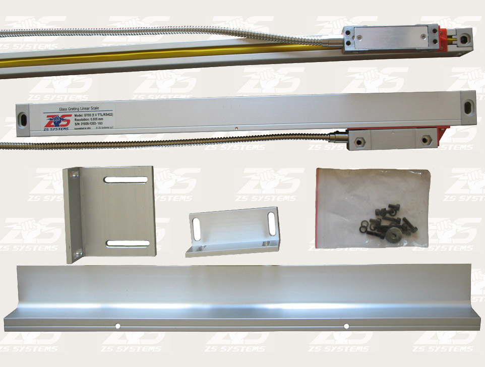 Glass Scale Linear Encoder 24" stroke for DRO Digital Readout NEW