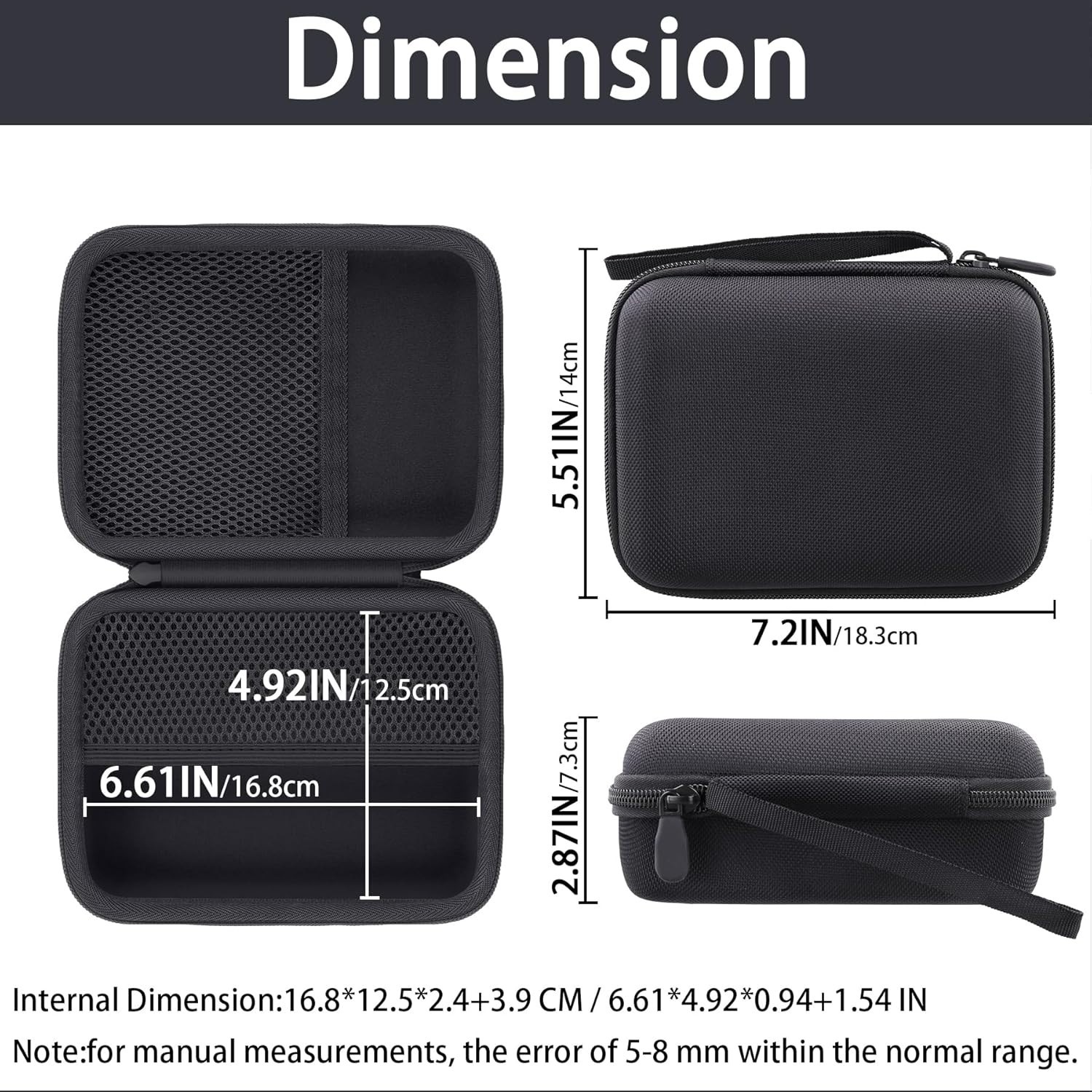 Versatile Storage Case for Wolfbox MF100 & MF50 - Organize Your Cleaning Tools
