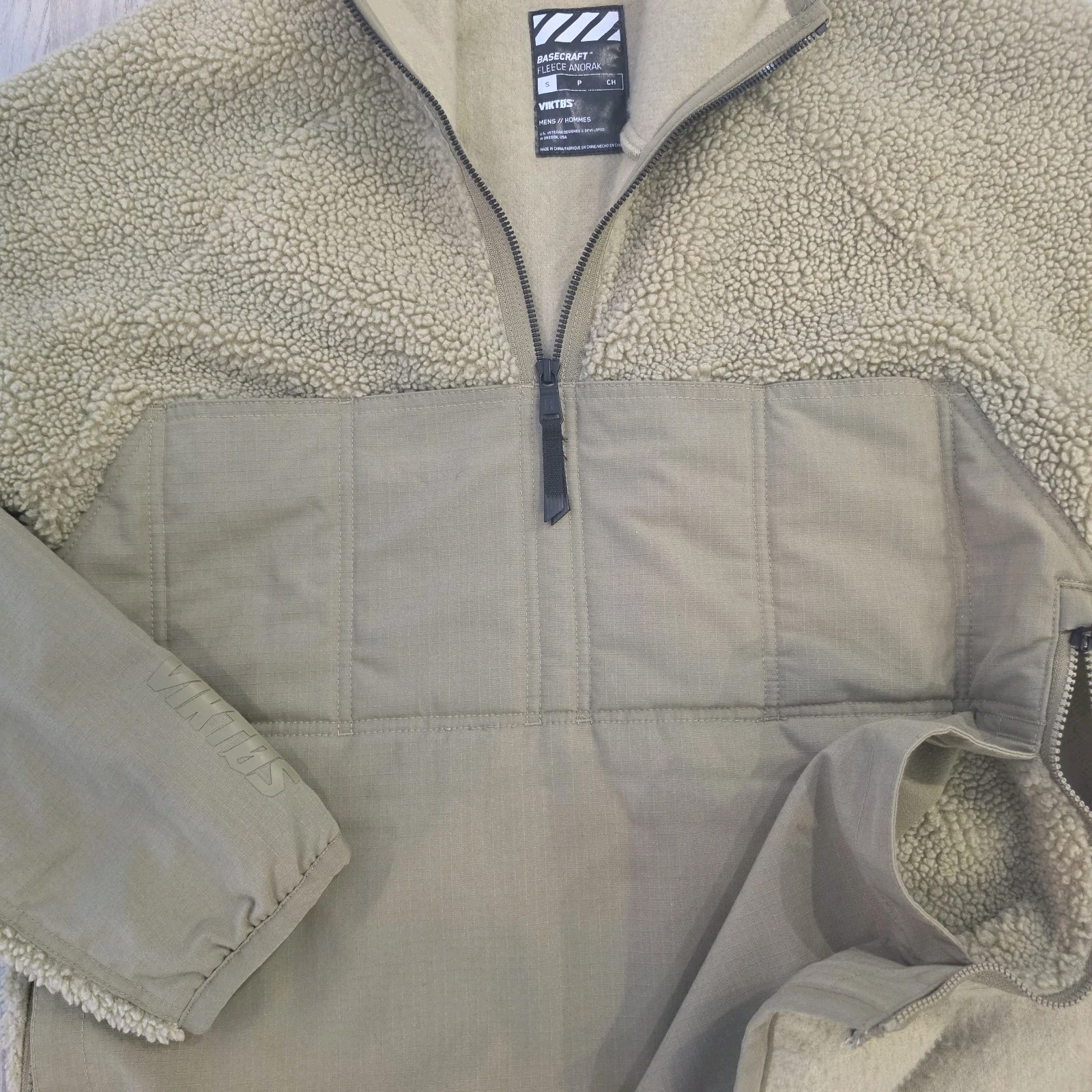 VIKTOS Basecraft Sherpa Pullover Sage Jacket 13056 Small