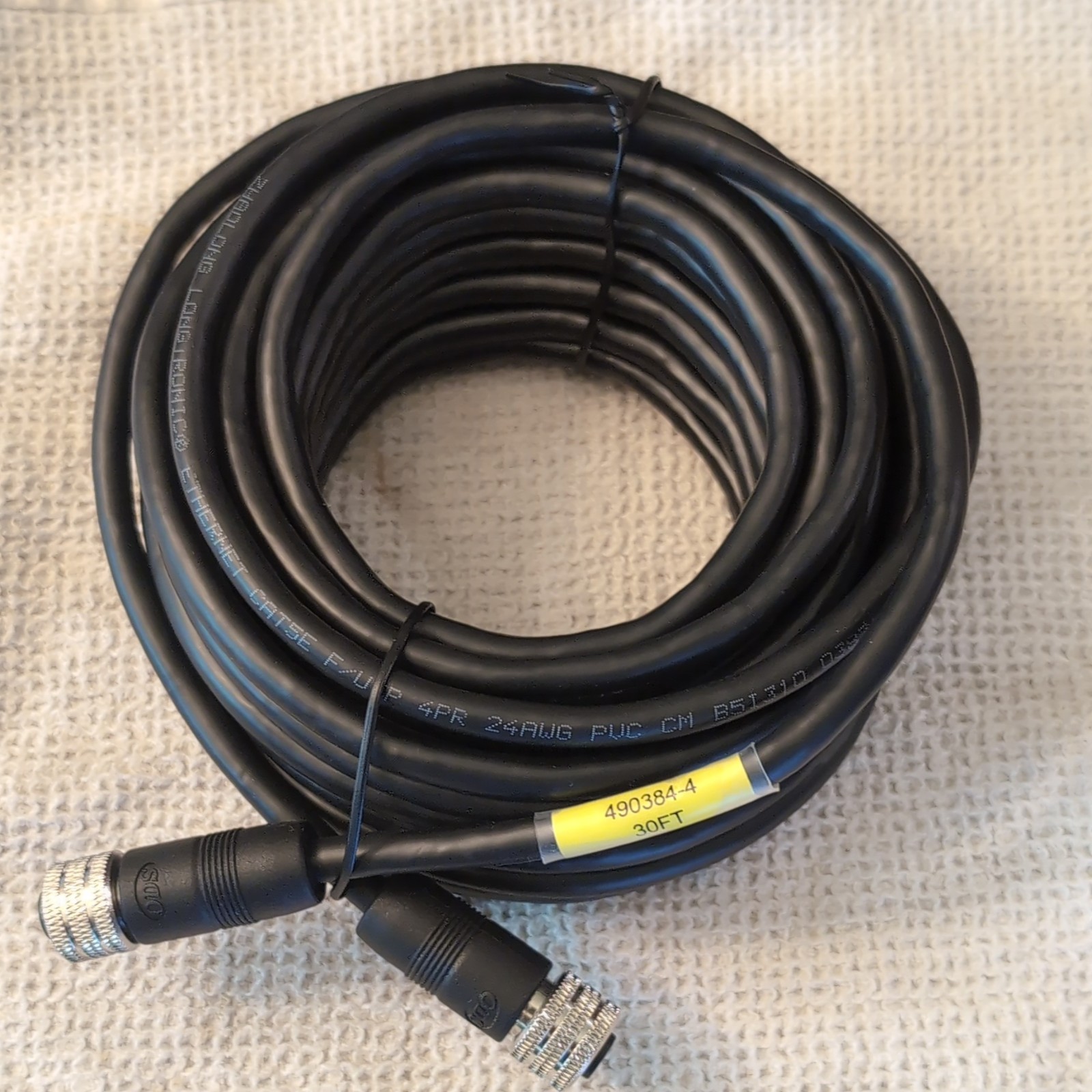 Minn Kota Humminbird Lowrance, 30FT Black, Ethernet Cable Type, MPN 490384-4