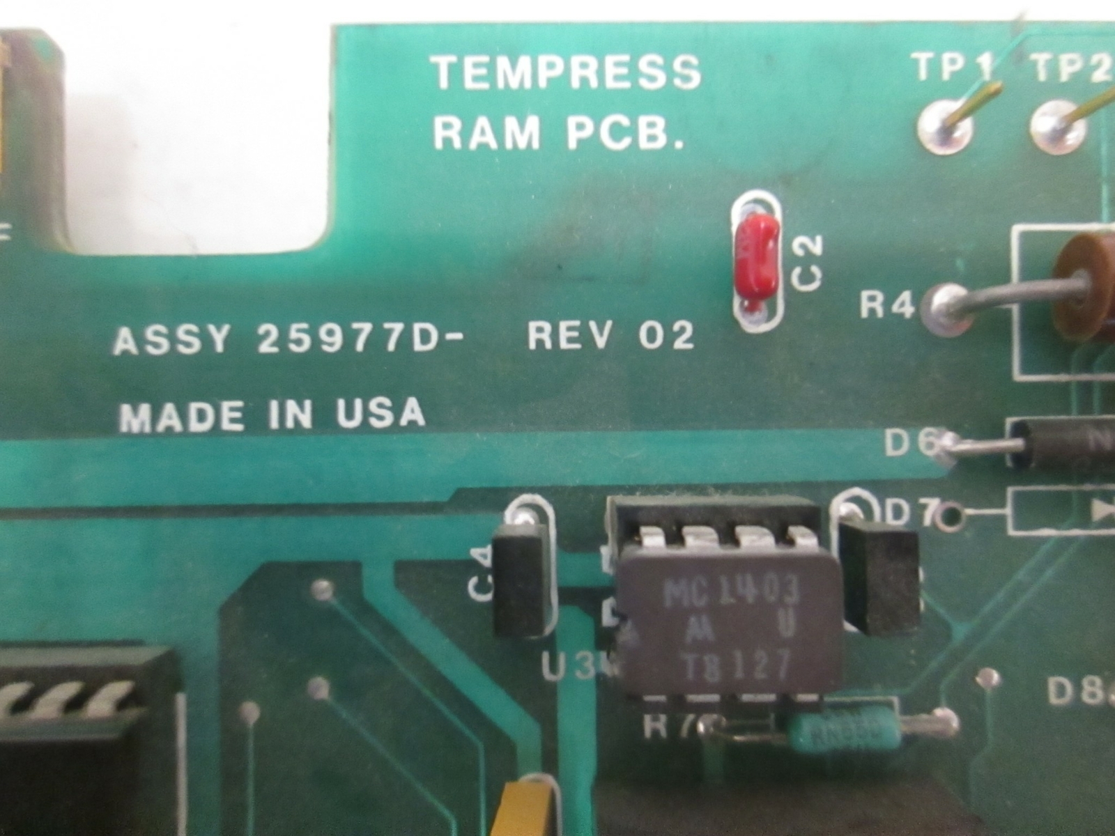 Tempress Ram PCB, 25977D, Working When Removed, Used