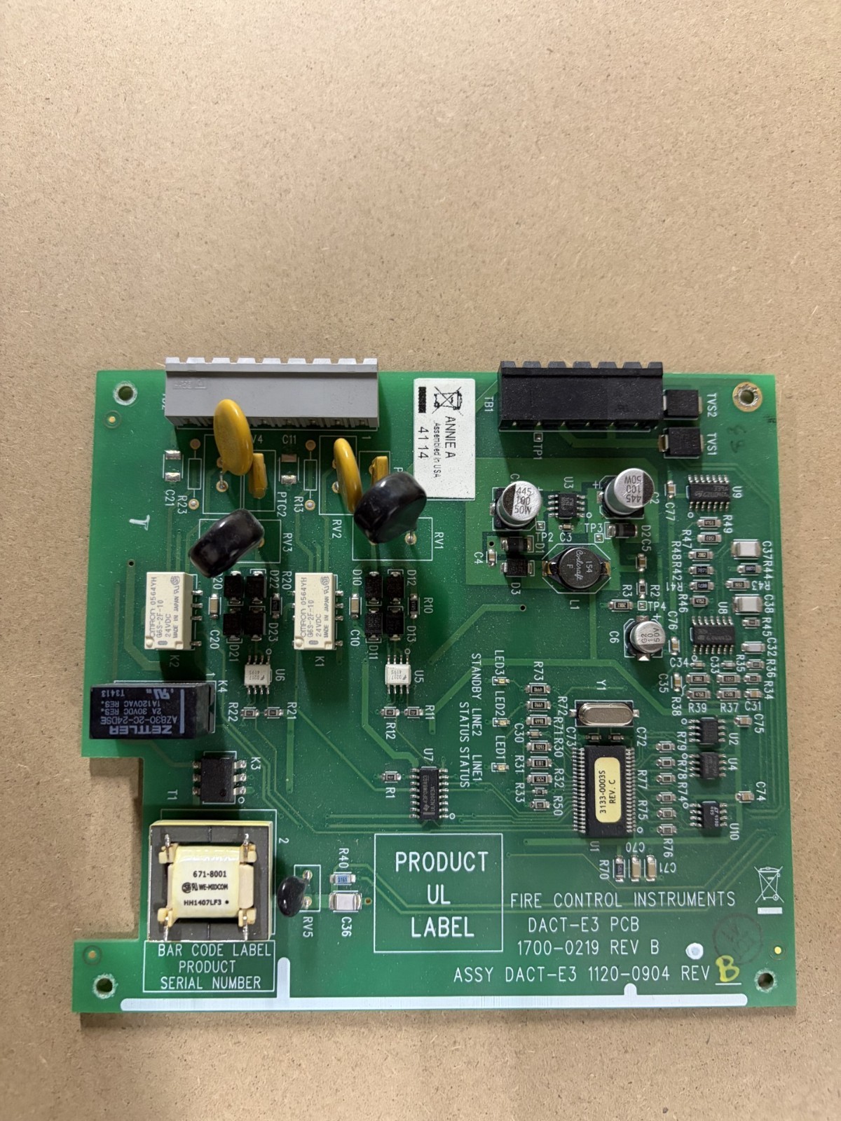 Gamewell-FCI DACT-E3 Digital Alarm Communicator Transmitter
