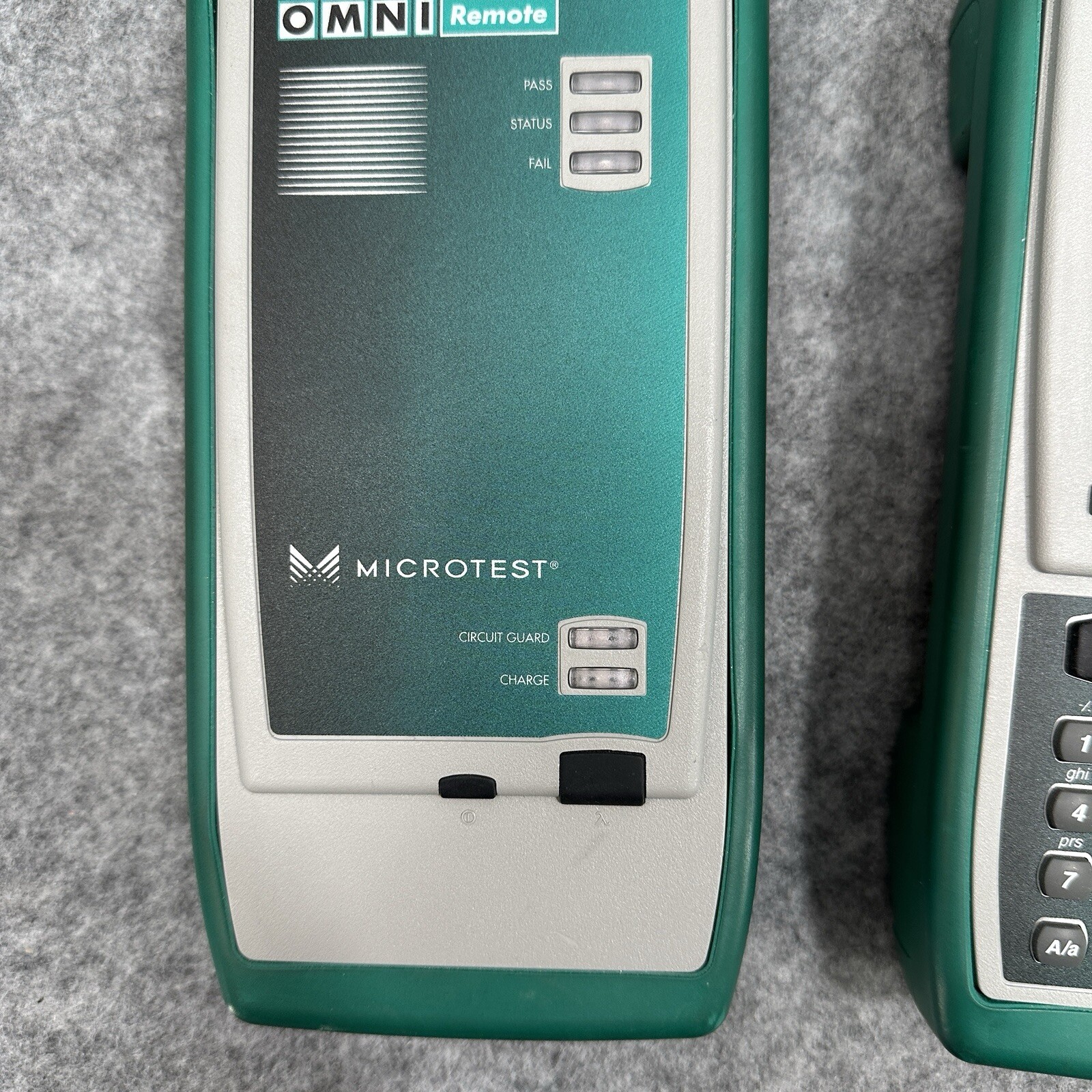 Fluke Microtest Omni Scanner 2 Remote 2 Mod-8 CAT 6 Adapters PARTS ONLY READ DET