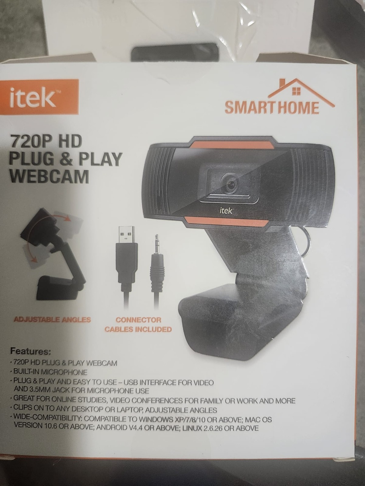 720P HD PLUG & PLAY WEBCAM