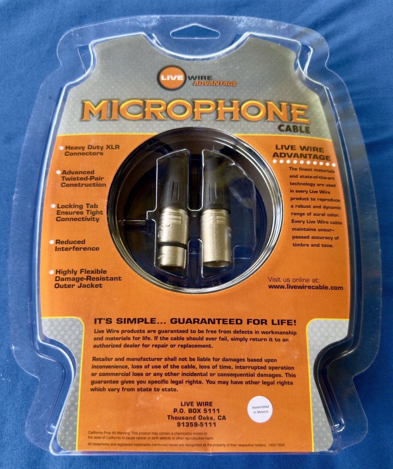 Sterling PF2 Pop Filter + Live Wire 15ft XLR Mic Cable Recording Bundle NEW