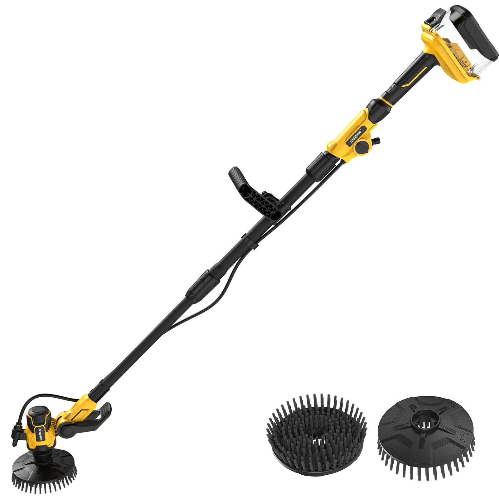 6" Brushless Cordless Power Spin Scrubber with DeWalt 20V Max (Tool Only), 2-...